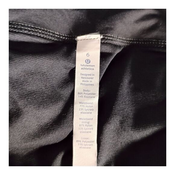 Lululemon Speed Short 4-way Stretch 2 1/2" Daisy Dust Alpine White Black 6 - Picture 5 of 6